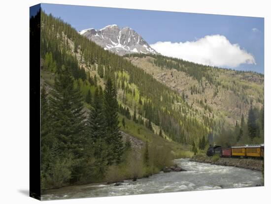 Durango and Silverton Train, Colorado, United States of America, North America-Snell Michael-Premier Image Canvas
