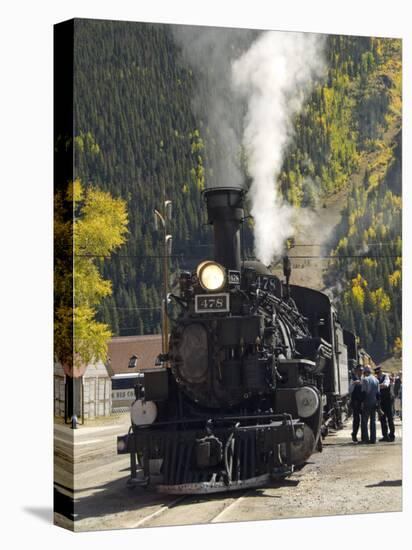 Durango & Silverton Narrow Gauge Railroad, Silverton Station, Colorado, USA-Cindy Miller Hopkins-Premier Image Canvas