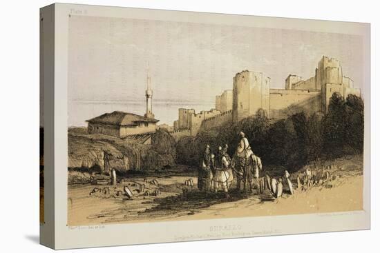 Durazzo, from "Journals of a Landscape Painter in Albania and Greece," Published 1851-Edward Lear-Premier Image Canvas