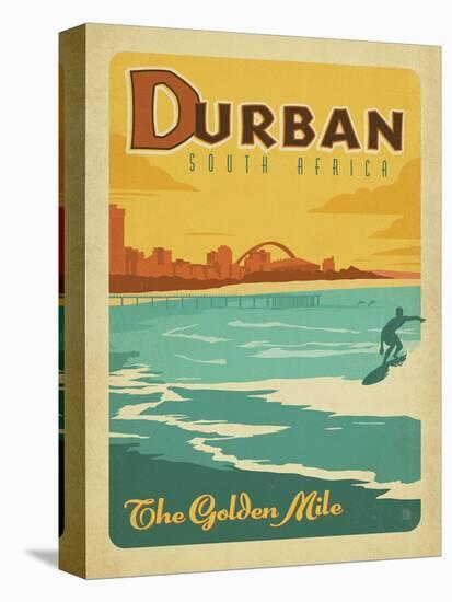 Durban, South Africa: The Golden Mile-Anderson Design Group-Stretched Canvas