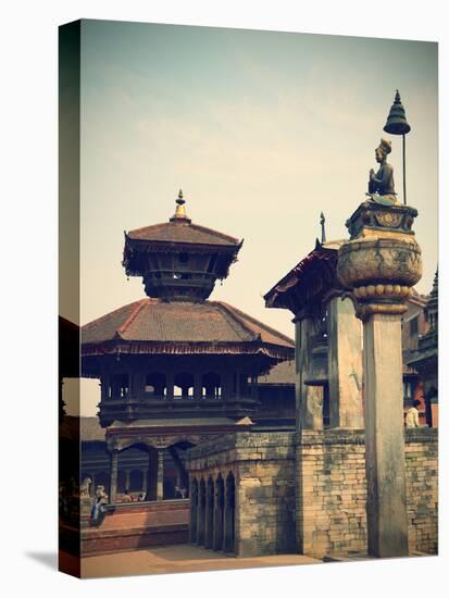 Durbar Square, Bhaktapur (UNESCO World Heritage Site), Kathmandu Valley, Nepal-Ian Trower-Premier Image Canvas