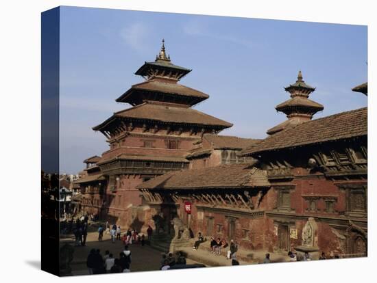 Durbar Square, Patan, Kathmandu Valley, Nepal, Asia-David Poole-Premier Image Canvas