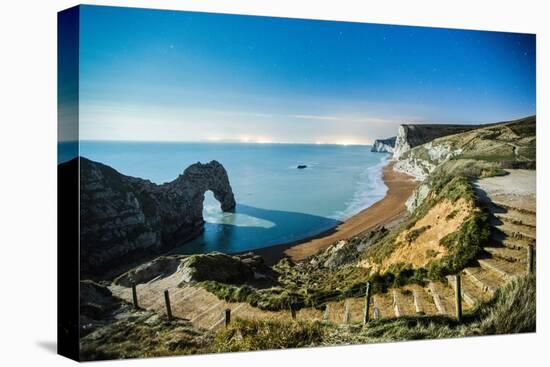 Durdle Door under the Stars, Jurassic Coast, Dorset, England, United Kingdom-John Alexander-Premier Image Canvas