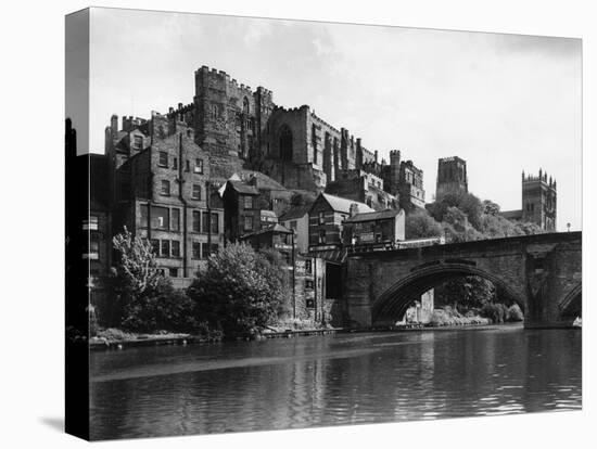 Durham Castle from Wear-null-Premier Image Canvas