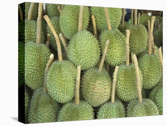 Durian Fruit Piled Up for Sale in Bangkok, Thailand, Southeast Asia, Asia-Charcrit Boonsom-Premier Image Canvas