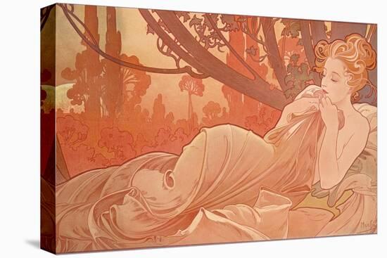 Dusk (Crepuscule), 1899-Alphonse Mucha-Premier Image Canvas