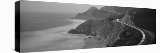 Dusk Highway 1 Pacific Coast Ca USA-null-Stretched Canvas