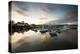 Dusk in the Harbour at Paignton, Devon England UK-Tracey Whitefoot-Premier Image Canvas