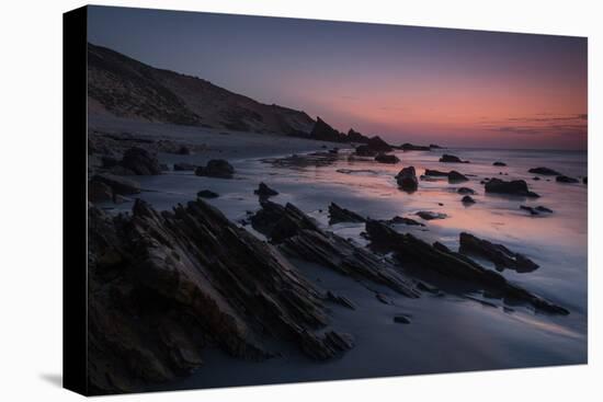 Dusk over the Rocks in Jericoacoara, Brazil-Alex Saberi-Premier Image Canvas