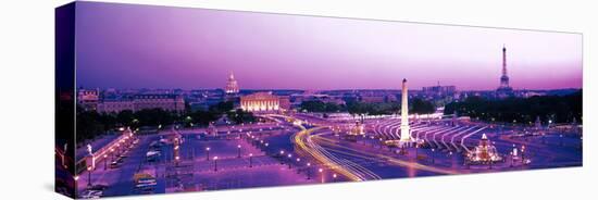 Dusk Place De La Concorde Paris France-null-Premier Image Canvas