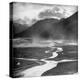 Dust Rising Up from Bed of the Waimakariri River-null-Premier Image Canvas