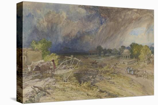 Dust Storm Coming On, Near Jaipur Rajputana, 1863-William 'Crimea' Simpson-Premier Image Canvas