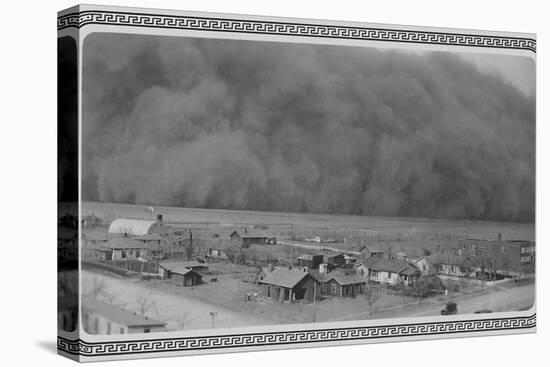 Dust Storm in Rolla, Kansas-null-Stretched Canvas