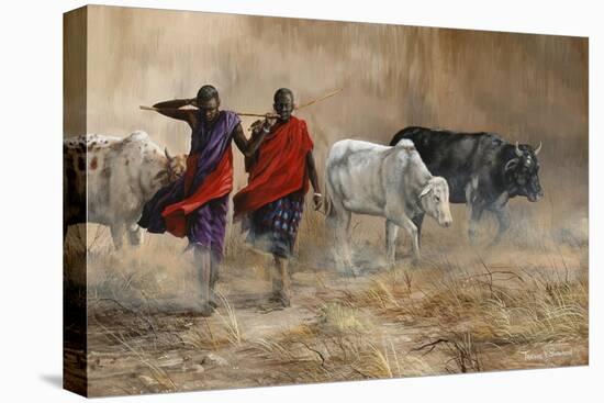 Dusty Cattle Drive-Trevor V. Swanson-Premier Image Canvas