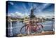 Dutch Essentials Bicycle and a Windmill-George Oze-Premier Image Canvas