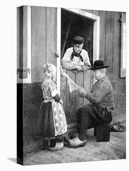 Dutch People Wearing Clogs, Marken, Holland, 1936-Donald Mcleish-Premier Image Canvas