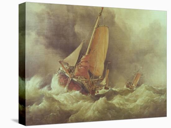 Dutch Pincks Running to Anchor off Yarmouth-Edward William Cooke-Premier Image Canvas
