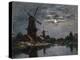 Dutch Windmills, 1884-Eugene Louis Boudin-Premier Image Canvas