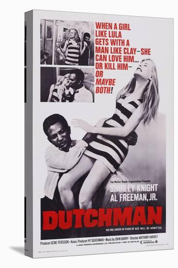 Dutchman, Top L-R: Shirley Knight, Al Freeman Jr., Bottom L-R: Al Freeman, Jr. Shirley Knight, 1967-null-Stretched Canvas