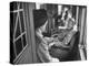 Dwight D. Eisenhower on the Train During the Presidential Campaigns-Joe Scherschel-Premier Image Canvas