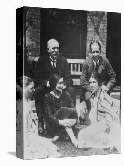 E. Rutherford Together with Niels Bohr-Peter Fowler-Premier Image Canvas