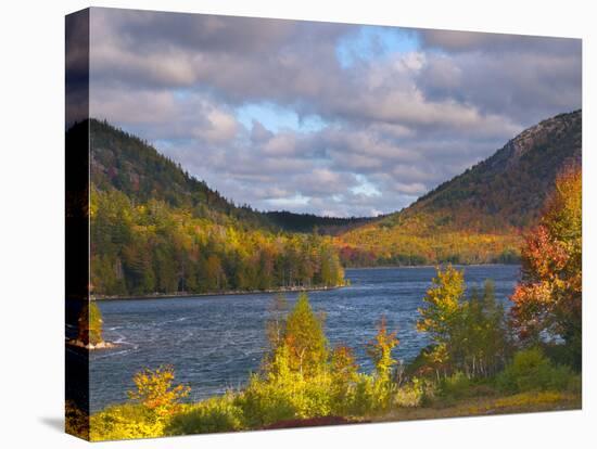 Eagle Lake, Acadia National Park, Mount Desert Island, Maine, New England, USA, North America-Alan Copson-Premier Image Canvas