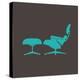 Eames Lounge Chair and Ottoman I-Anita Nilsson-Stretched Canvas