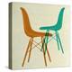 Eames Plastic Side Chairs II-Anita Nilsson-Stretched Canvas