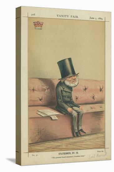 Earl of Russell, the Greatest Liberal Statesmen of Modern Times, 5 June 1869, Vanity Fair Cartoon-Carlo Pellegrini-Premier Image Canvas