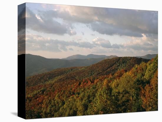 Earling Morning Landscape, Little Switzerland, Blue Ridge Parkway, USA-James Green-Premier Image Canvas