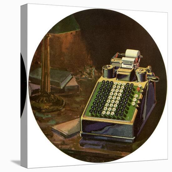 Early Adding Machine, 1930-null-Premier Image Canvas