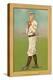 Early Baseball Card, Christy Mathewson-null-Stretched Canvas