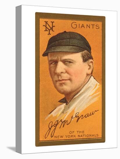 Early Baseball Card, John Mcgraw-null-Stretched Canvas