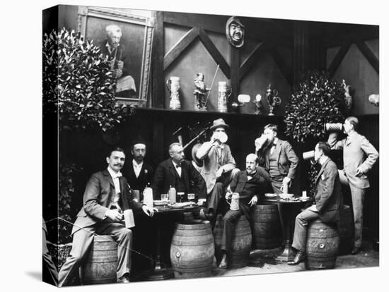 Early German Beer Drinkers-null-Premier Image Canvas