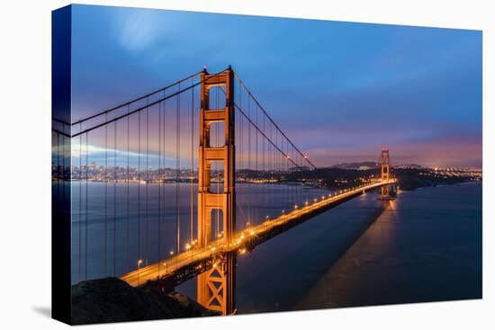 Early Morning Traffic on the Golden Gate Bridge in San Francisco, California, Usa-Chuck Haney-Premier Image Canvas