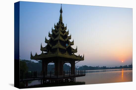 Early Morning View of Royal Kaytumadi Hotel, Toungoo, Myanmar (Burma), Asia-Thomas L-Premier Image Canvas