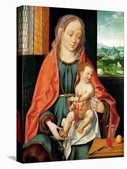 Early Netherlandish Art : the Virgin and Child Par Cleve, Joos Van (Ca. 1485-1540), Ca 1530. Oil On-Joos van Cleve-Premier Image Canvas