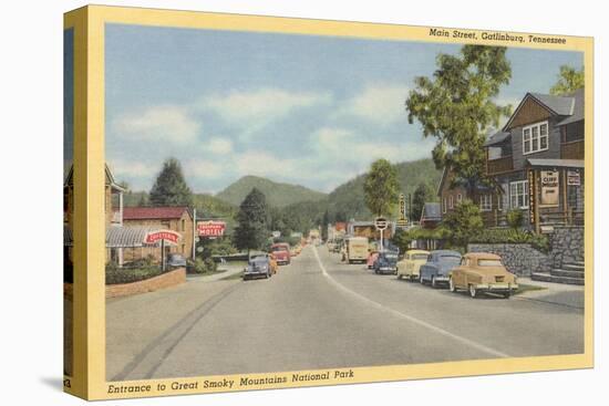 Early View of Gatlinburg-null-Stretched Canvas