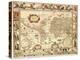 Early World Map 1630-Johannes Blaeu-Premier Image Canvas