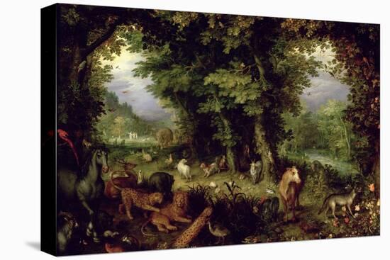 Earth or the Earthly Paradise, 1607-08-Jan Brueghel the Elder-Premier Image Canvas