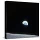 Earth Rising over Curvature of the Moon as Seen from Apollo 8-null-Premier Image Canvas