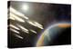 Earth's Cometary Bombardment, Artwork-Equinox Graphics-Premier Image Canvas