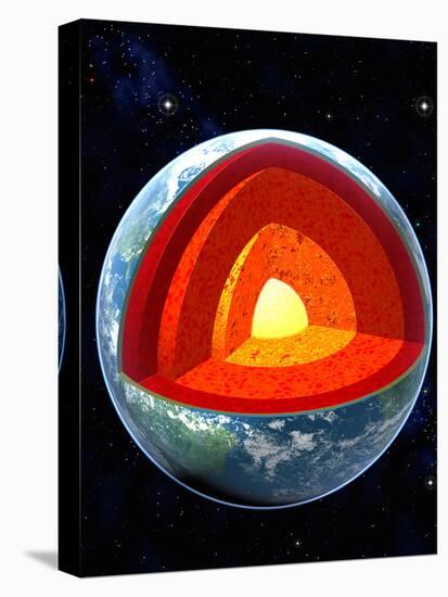 Earth's Internal Structure-Roger Harris-Premier Image Canvas