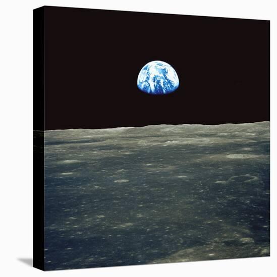 Earthrise Photographed From Apollo 11 Spacecraft-null-Premier Image Canvas