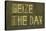 Earthy Background And Design Element Depicting The Words "Seize The Day"-nagib-Stretched Canvas
