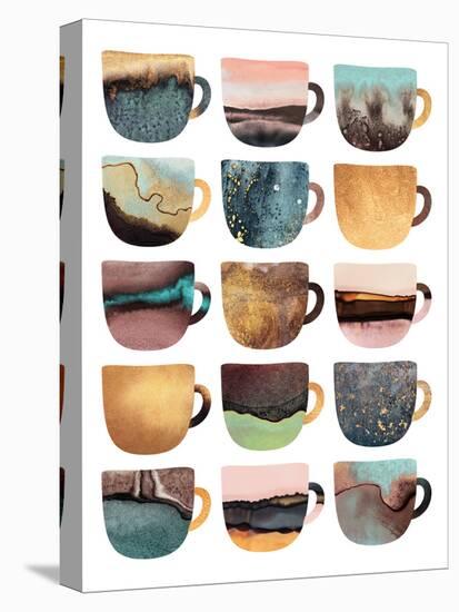 Earthy Coffee Cups-Elisabeth Fredriksson-Premier Image Canvas
