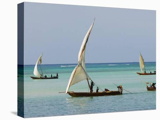 East Africa, Tanzania, Zanzibar, A Traditional Dhow, India, and East Africa-Paul Harris-Premier Image Canvas