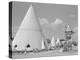 East and Sleep in a Wigwam-Marion Post Wolcott-Stretched Canvas