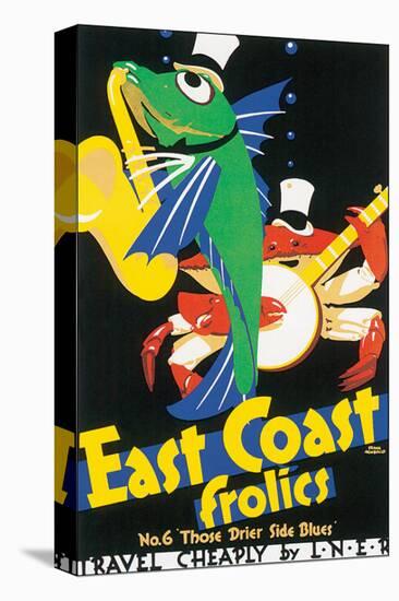 East Coast Frolics-Frank Newbould-Stretched Canvas
