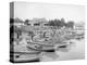 East Grand Rapids, Mich., Lakeside Club from Waterside, Reeds Lake-null-Stretched Canvas